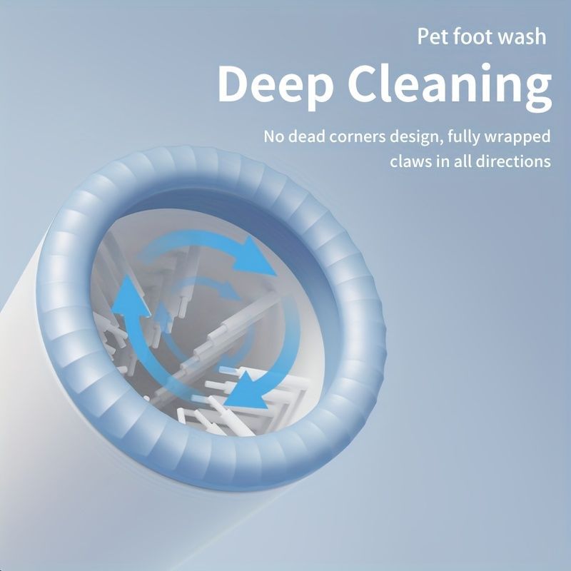 Automatic Electric Dog Paw Cleaner – Blue
